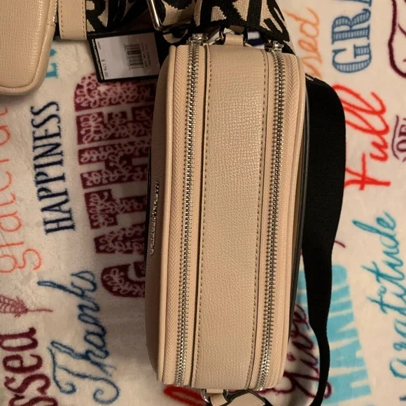 Karl Lagerfeld Paris Beige Crossbody Bag. NWT. - Picture 6 of 16